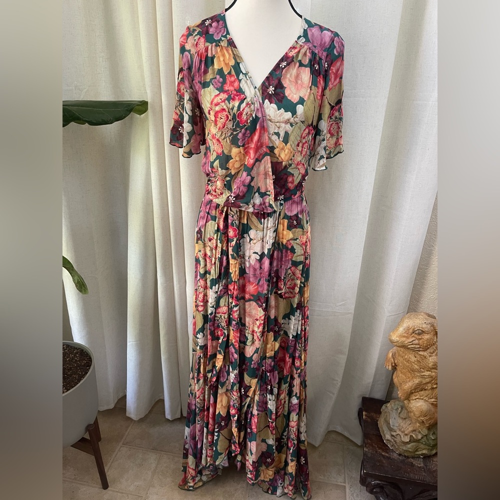NEW Johnny Was Strass Wrap Maxi Dress - Picture 11 of 12